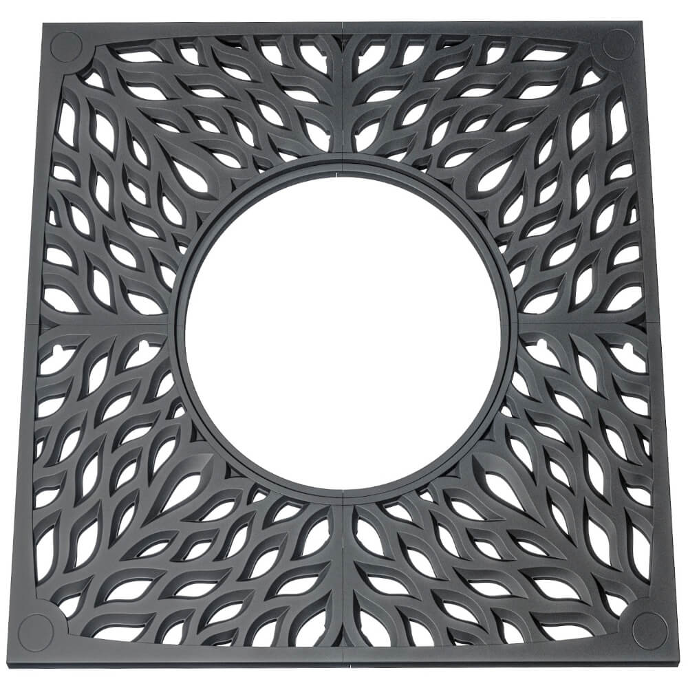 Приствольная решетка для дерева ZKING CRUST 2х2м Черная